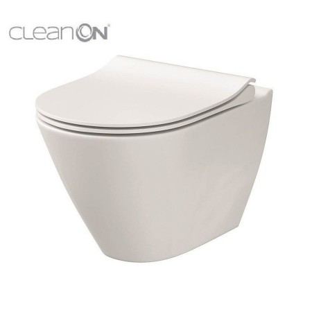Унитаз подвесной CITY OVAL NEW CLEAN ON без сиденья