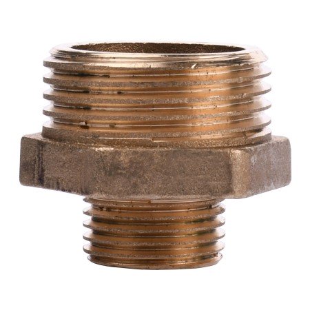 Ниппель латунь 1″ х 1/2″ Наружная-Внешняя А0513А