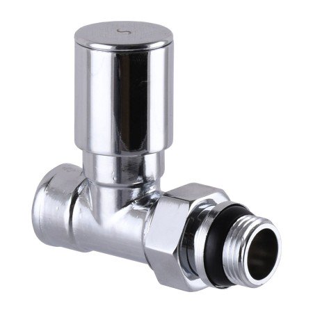 Кран вентильний прямої з американкою SOLOMON 1/2" CHROM 1875 вент