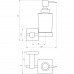 Дозатор рідкого мила Globus Lux SQ 9433 Дозатор рідкого мила Globus Lux SQ 9433