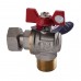 Кран шаровый угловой с американкой SOLOMON 1/2" УСИЛЕННЫЙ B1043