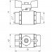 Кран кульовий прямий PROFESSIONAL 1" ПН КБ PN40 Q153