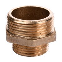 Ніпель латунь 1 1/2″ х 1″ Зовнішня-Зовнішня А0509А