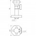Кран полуоборотный угловой SOLOMON 1/2"х3/4" Retro 7077