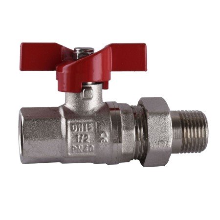 Кран кульовий прямої з американкою SELBA 1/2" КБ SL1509