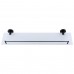Полка Globus Lux BS8427 черная матовая, матовое стекло SUS304 Полка Globus Lux BS8427 черная матовая, матовое стекло SUS304