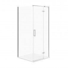 Душевая кабина угловая квадратная JOTA 90x90x195 правосторонняя прозрачное стекло