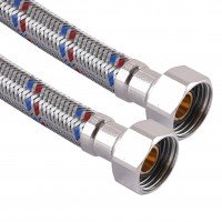 Шланг нержавіюча сталь SOLOMON 1/2"х1/2" ВВ 1,0 м. HS30