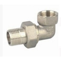 Сгон американка угловая SOLOMON 3/4" НИКЕЛЬ 1800