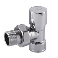 Кран вентильный угловой с американкой SOLOMON 3/4" CHROM 1845 вент.