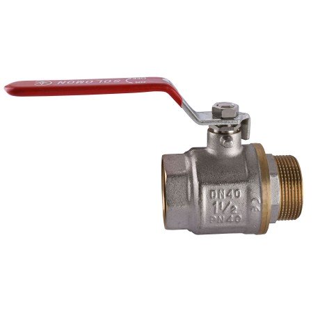 Кран кульовий прямий SOLOMON 1 1/2" НВ КР PN40 В1002FM Кран кульовий прямий SOLOMON 1 1/2" НВ КР PN40 В1002FM