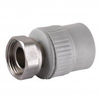 Муфта с накидной гайкой Vsplast PPR ф20х1/2” ** 2018