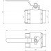 Кран кульовий прямий PROFESSIONAL 2" НВ КР PN40 QP152
