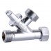 Кран кульовий з притискною гайкою ARCO CONECTA 1/2"х1/2"х3/4" 280020 Кран кульовий з притискною гайкою ARCO CONECTA 1/2"х1/2"х3/4" 280020