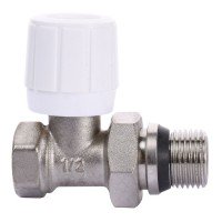 Кран радіаторний прямий ECO Technology ECO5106 1/2 "вентильний з ущільнювачем