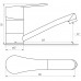 Змішувач для кухні BRAVO ZENITH BS42-203M