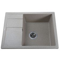 Гранітна мийка ONE мигдаль 650х500