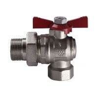 Кран кульовий кутовий з американкою ARCO 1" SENA 154305