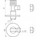 Кран шаровый угловой с цангой SOLOMON 1/2"х3/8" A7032