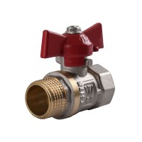 Кран шаровый прямой WATER VALVE 3/4" НВ КБ NV-V Q002