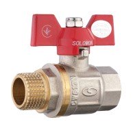 Кран кульовий прямий SOLOMON 1/2" НВ КБ PN40 B1008 Кран кульовий прямий SOLOMON 1/2" НВ КБ PN40 B1008