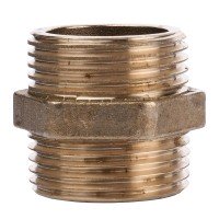 Ніпель латунь 1 1/2″ Зовнішня-Зовнішня 526-1Б Ніпель латунь 1 1/2″ Зовнішня-Зовнішня 526-1Б