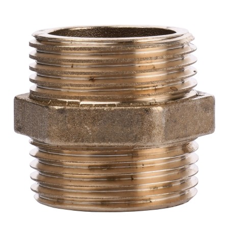Ніпель латунь 1 1/2″ Зовнішня-Зовнішня 526-1Б Ніпель латунь 1 1/2″ Зовнішня-Зовнішня 526-1Б