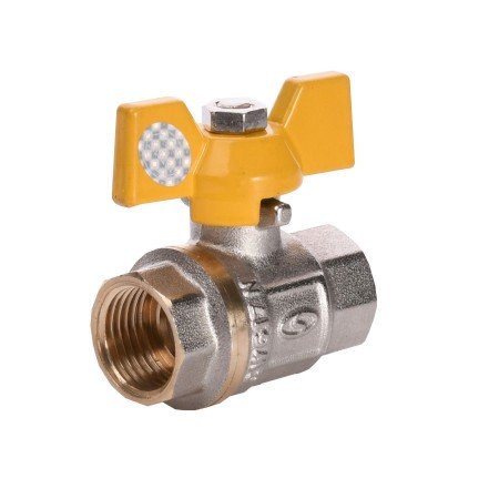 Кран кульовий прямий SOLOMON 1/2" ВВ ЖБ PN40 B1007 Кран кульовий прямий SOLOMON 1/2" ВВ ЖБ PN40 B1007