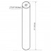 Картридж угольный насыпной Slim line 20*2,5" Bio+ systems UDF-10A