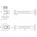 Кран вентильний c трубкою і чашкою 1/2"х1/2" NV-3020 Кран вентильний c трубкою і чашкою 1/2"х1/2" NV-3020