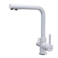 Змішувач для кухні під осмос Globus Lux GLLR-0444-7-WHITE