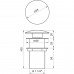 Донний клапан Globus Lux HG15-02A BR (Click-clack) Донний клапан Globus Lux HG15-02A BR (Click-clack)