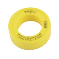 Фум стрічка тефлонова S-1202 (12*10*0,08) 50мм CRISTAL