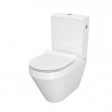 Унітаз компакт CREA 010/020 OVAL з сидінням дюропл SLIM LIFT