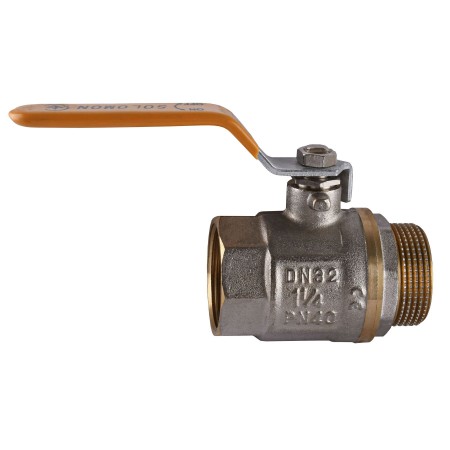 Кран шаровый прямой SOLOMON 1 1/4" НВ ЖР PN40 В1002FM Кран шаровый прямой SOLOMON 1 1/4" НВ ЖР PN40 В1002FM