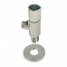 Кран полуоборотный угловой с цангой 1/2"x1/2 (3/8") универсальный 9082