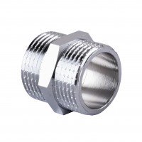 Ниппель SOLOMON 3/4" НН хром 8205