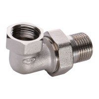 Сгон американка угловая SOLOMON 1/2" НИКЕЛЬ 1600