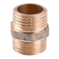 Ніпель латунь  1/2″ Зовнішня-Зовнішня А0501-1А