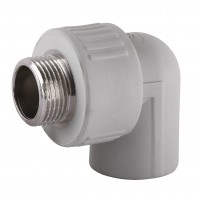 Угольник 90 наружная резьба Vsplast PPR ф25х3/4 ** 1010
