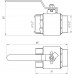 Кран шаровый прямой PROFESSIONAL 1 1/2" НВ КР PN40 QP152