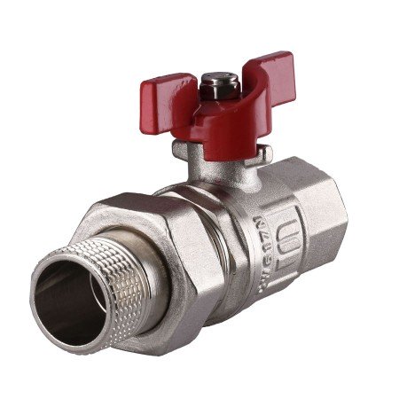 Кран шаровый прямой с американкой SELBA 3/4" КБ SL1509