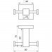 Гачок подвійний Globus Lux SQ 9412 Гачок подвійний Globus Lux SQ 9412