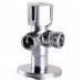 Кран кульовий кутовий подвійний ARCO 1/2"х 1/2"х1/2" A80TWIN (CQ4105)