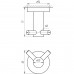 Гачок подвійний Globus Lux SS8415 Гачок подвійний Globus Lux SS8415