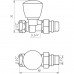Кран радиаторный прямой SOLOMON 1/2" с резиновым уплотнителем 161404 верх Кран радиаторный прямой SOLOMON 1/2" с резиновым уплотнителем 161404 верх