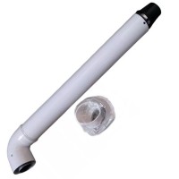 Коаксіальний димохід Saunier Duval 750 мм, ø 60/100 мм, з коліном 71.M17.00.04