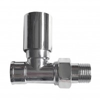 Кран вентильный прямой с американкой PROFESSIONAL 3/4" CHROM Q-026 вент