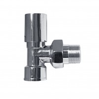 Кран вентильный с американкой PROFESSIONAL 3/4" CHROM Q-024 вент