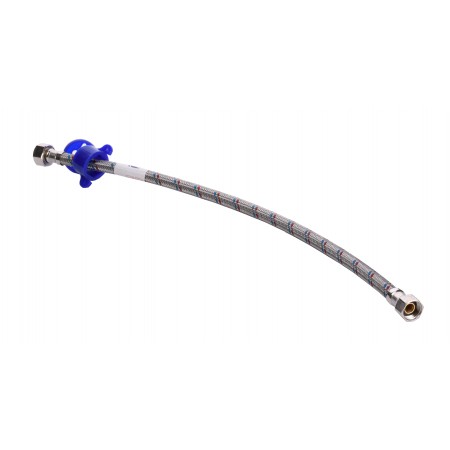 Шланг нержавіюча сталь SOLOMON 3/8"х1/2" ВВ 0,8 м. HS30